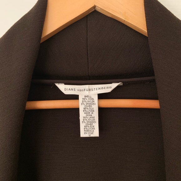 SOLD! Diane Von Furstenberg Brown Charleville - Picture 4 of 6